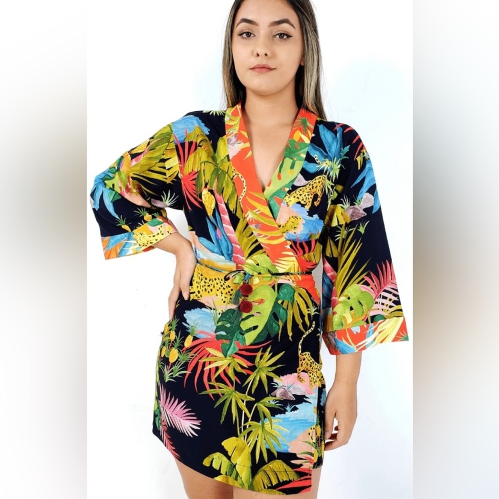 FARM Rio Mini Wrap Dress